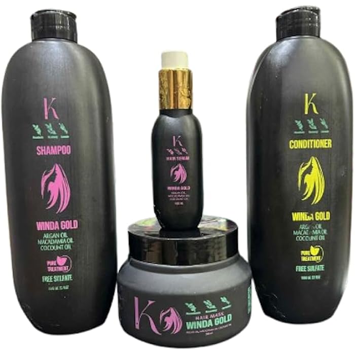 K-winda hair treatment set of four 1 litre size